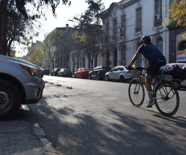 Lugar del accidente, Calle Dieciocho 268, Santiago Centro, Región Metropolitana.